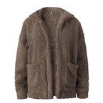 Faux Lambswool Oversize Hairy Jacket