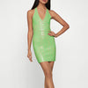 BCBG Vinyl Bodycon Dress