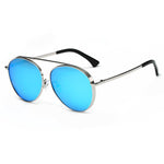 BETHEL | CA08 - Retro Mirrored Lens Teardrop Aviator Sunglasses