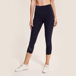 Cropped Legging With Mesh