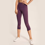 Cropped Legging With Mesh