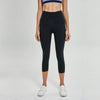 Cropped High Waist Fitness Legging With Inside Pocket