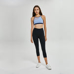 Cropped High Waist Fitness Legging With Inside Pocket