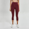 Cropped High Waist Fitness Legging With Inside Pocket