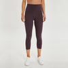 Cropped High Waist Fitness Legging With Inside Pocket