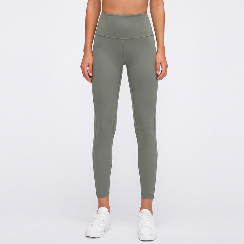 Seamless Yoga Legging With Petal Trim