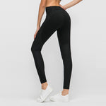 Stretch cropped pants _2019 thread stitching yoga pants high waist nude stretch-Alibaba