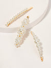 Faux Pearl Decor Hairpin 3pack