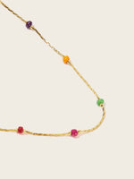 Bead Detail Chain Necklace 1pc