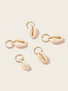 Shell Shaped Pigtail Hair Pin 5pack