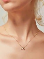 Bird Pendant Chain Necklace 1pc