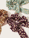 Daisy Print Scrunchie Scarf 3pcs