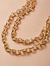 Layered Chain Necklace 1pc