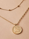 Coin Charm Necklace 2pcs