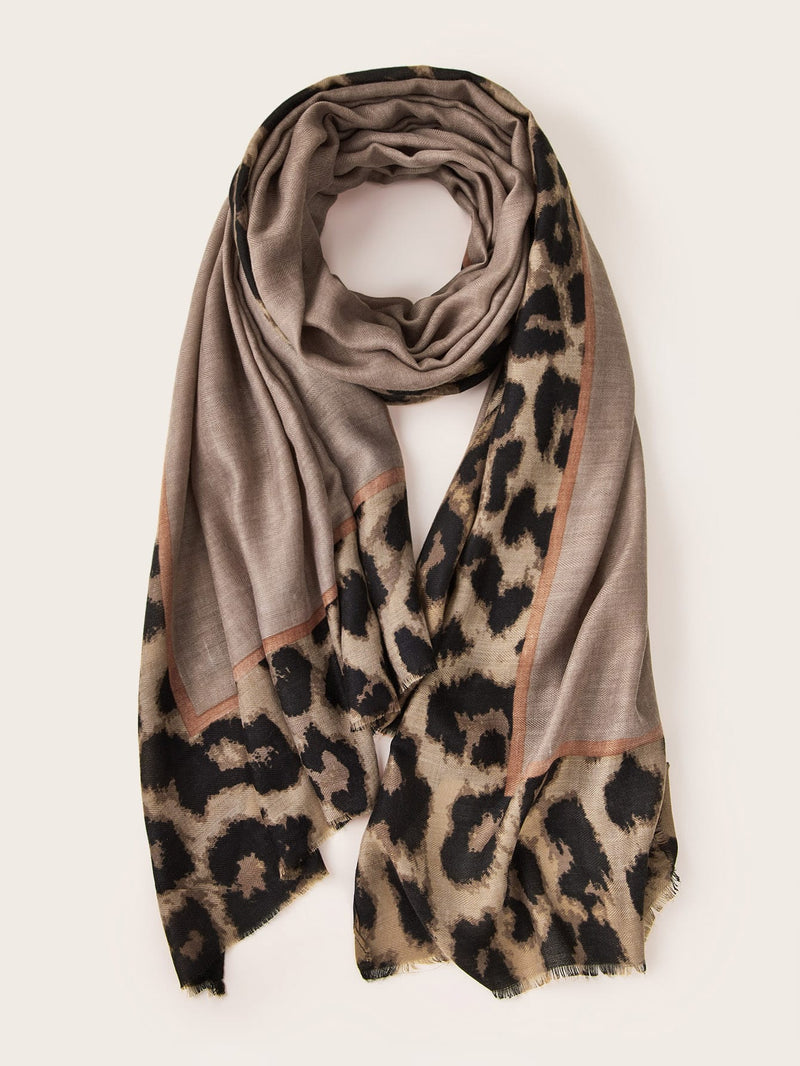 Leopard Pattern Scarf