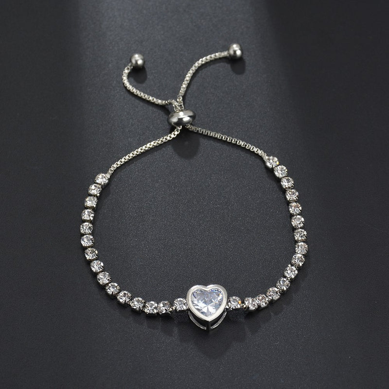 Crystal telescopic bracelet