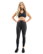 SALE! 50% OFF! Genova Activewear Set - Leggings & Sports Bra - Black [MADE IN ITALY]