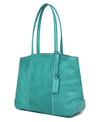 Dancing Bamboo Leather Tote