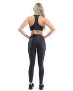 SALE! 50% OFF! Genova Activewear Set - Leggings & Sports Bra - Black [MADE IN ITALY]