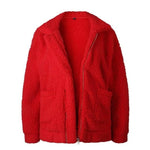 Faux Lambswool Oversize Hairy Jacket