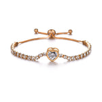 Crystal telescopic bracelet