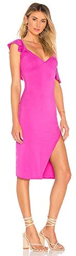 House of Harlow 1960 x Revolve Claire Dress in Magenta