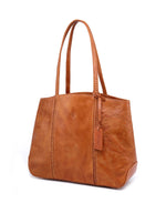 Dancing Bamboo Leather Tote