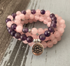 Amethyst Yoga Pink Bracelet