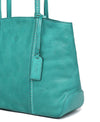 Dancing Bamboo Leather Tote