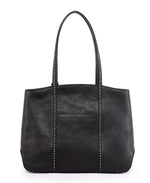 Dancing Bamboo Leather Tote