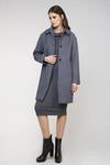 Gray Wool Straight Coat