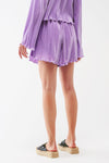 Pleated Short in Lilac