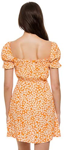 Faithfull The Brand Women's Wovens Laura Square Neck Mini-Dress Swim Cover Up