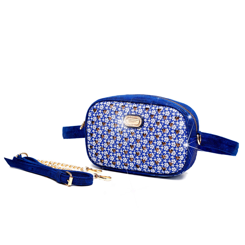 Twinkle Star Faux Leather Fanny Waist Bag Pack for Women