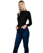 Beverly Zip-Up Ribbed Bodysuit