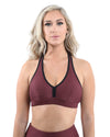 SALE! 50% OFF! Verona Activewear Sports Bra - Maroon [MADE IN ITALY]