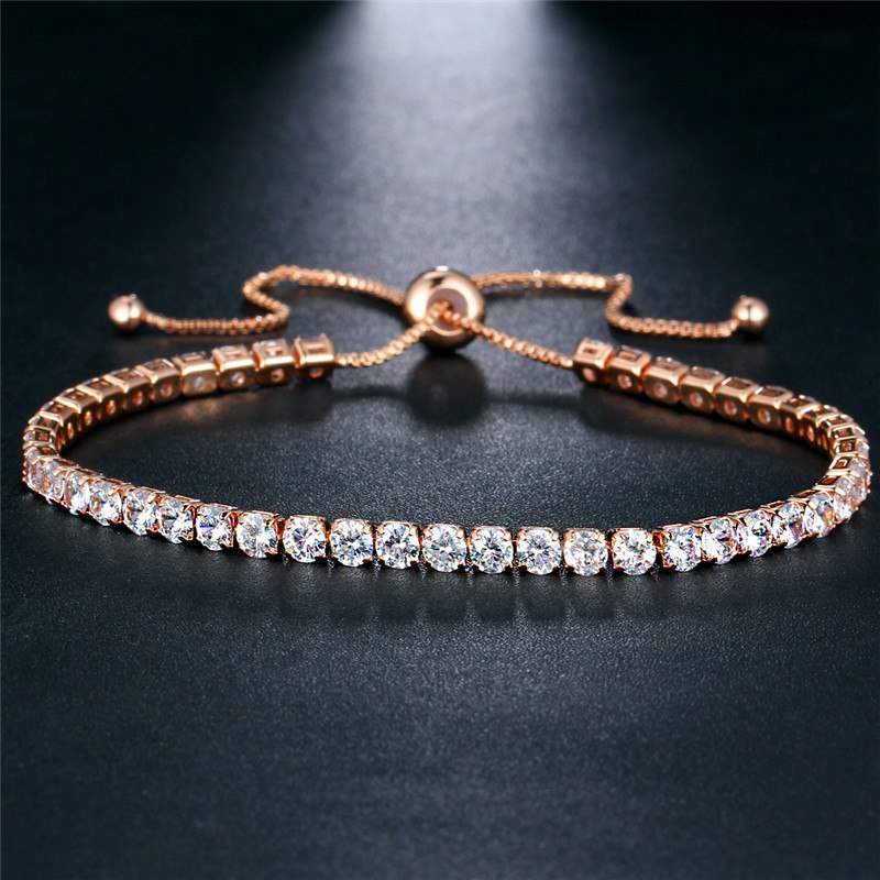 Crystal telescopic bracelet