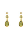 Tuscany Gemstone Drop Earring Gold Peridot