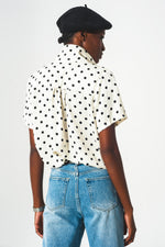 Polka Dot Shirt in Cream