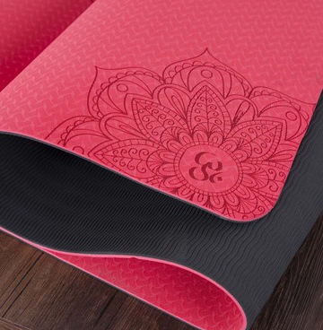 Double layer yoga mat