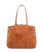 Dancing Bamboo Leather Tote