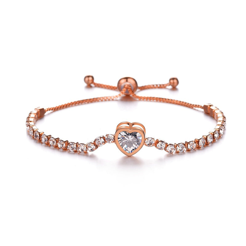 Crystal telescopic bracelet