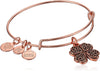 Alex and ANI Four Leaf Clover IV Bangle Bracelet