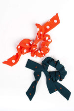 Polka Dot Bow Hair Tie Scrunchies