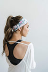 Mint Floral Headband Yoga