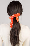 Polka Dot Bow Hair Tie Scrunchies