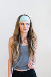 Mint Floral Headband Yoga