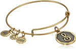 Alex and Ani Women's Initial S Charm Bangle