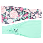 Mint Floral Headband Yoga