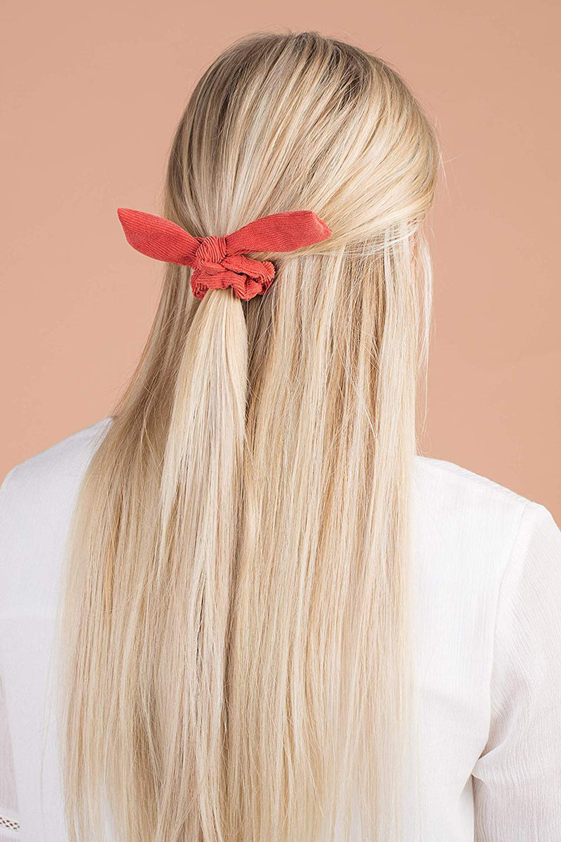 Season Color Bow Hair Tie Scrunchies